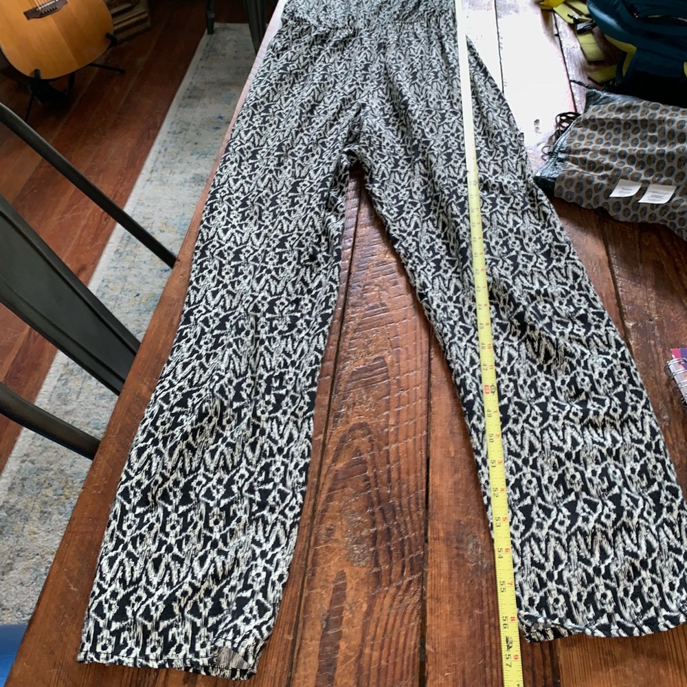 Ikat print Jumpsuit Black & White